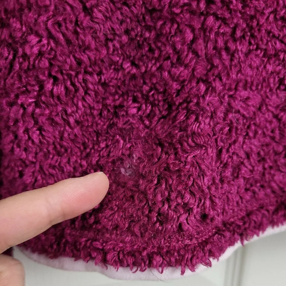 Womens Mountain Hardwear Teddy Purple Pullover Size Medium - Picture 7 of 10